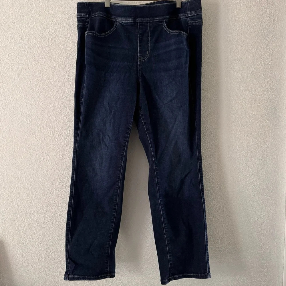 Torrid Mid Rise Lean Jean Pull On Super Soft Cozycore 1S 1X Casual Y2K - Picture 9 of 11